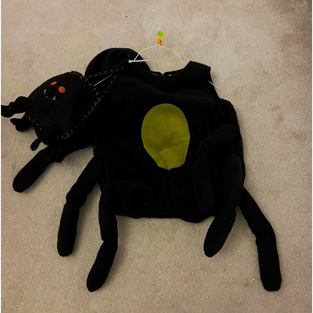 Pottery Barn Spider Costume Sz 6-7 Small boy or girl cute